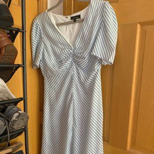 Lea & Viola White & Blue Dress